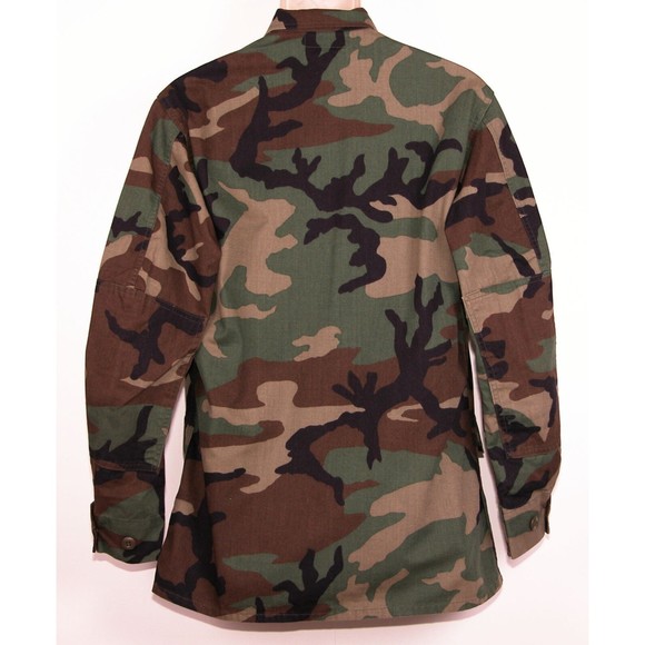 US Military Issue 99 Mens Camo Jacket Shirt Combat Woodland Camouflage Small Reg - Picture 5 of 9